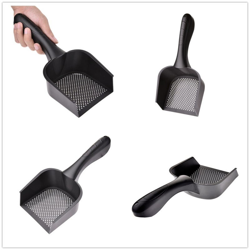 Slaige wonderfulwu Cat Litter Scoop with Handle Small Hole, Reptile Litter Cleaner Scoop - Image 3